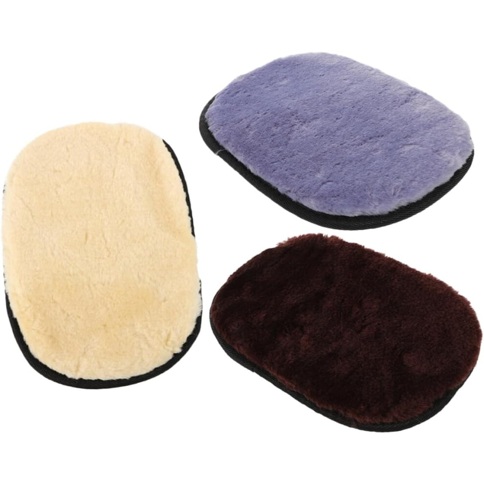 3Pcs Auto Detailing Car Wash Mitts Soft Faux Lambswool Gloves For Cleaning Polishing Car Home 5455468455377