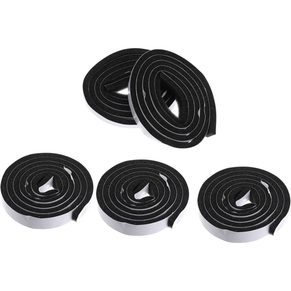 5 Sets Door Draft Stopper Seal Strip Self-Adhesive Weatherproofing Black 5455468542992