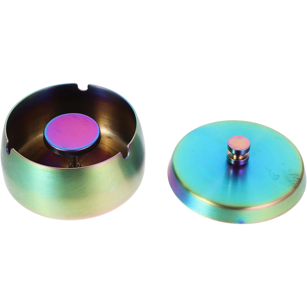 Ashtray And Cigarette Column Stainless Steel Windproof With Large Capacity Sturdy Smoking Accessory 5455468546518