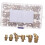 Copper Grease Nipples Assortment Grease Fitting Joint Accessories for Pneumatic Tools and Machinery 1