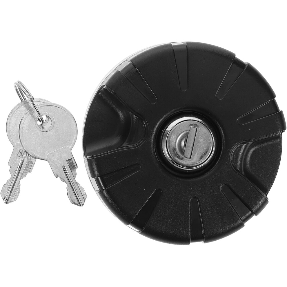 Rv Water Inlet Plug Gravity Fill Cap With Lock And Waterproof Seal, Replacement Filler Cover Black 5455468540202