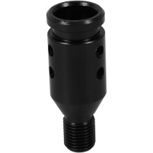 Adapter und Schalthebelverbinder für Pkw-Schaltknauf, schwarzer Adapter für manuelle Schalthebel, kompatibel mit Pkw-Schalthebeln