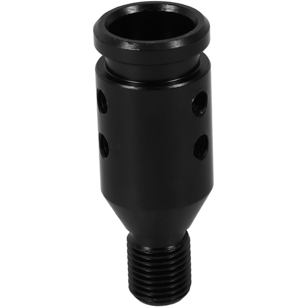 Car Gear Shift Knob Adapter And Gear Stick Connector Replacement, Automotive Manual Shifter Adapter Compatible Black 5455468441516