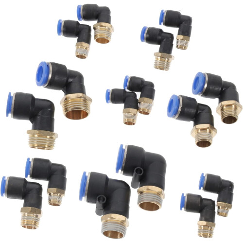 Air Hose Fitting Assortment Quick Connector for Industrial Projects Plastic Crimp Fitting