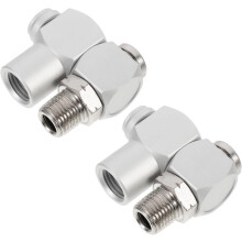 2 connettori pneumatici rotanti per tubi dell'acqua e utensili pneumatici