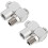 2pcs Pneumatic Fitting Connectors Rotating Joints for Water Hose Pneumatic Tools 1