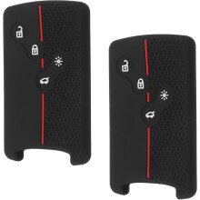 2 fundas protectoras de silicona para llaves de coche, compatibles con SUV y sedanes.