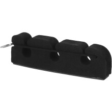 Magnetischer Angelrutenhalter mit starkem Magneten, tragbar, schwarz