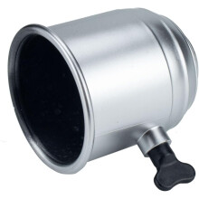 Kugelkopfabdeckung für Anhängerkupplung 50 mm, robuste silberne Spiralschutzkappe für Pkw- und Lkw-Kugelköpfe