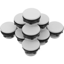 50pcs Plastic Switch Protective Cap Push Button Switch Caps Electrical Panel Safety Cover Plastic Flush Type Hole Plugs