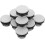 50pcs Plastic Switch Protective Cap Push Button Switch Caps Electrical Panel Safety Cover Plastic Flush Type Hole Plugs 1