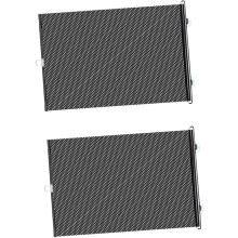2 ks slunečních clonek na okno auta 125x40cm skládací sluneční clona