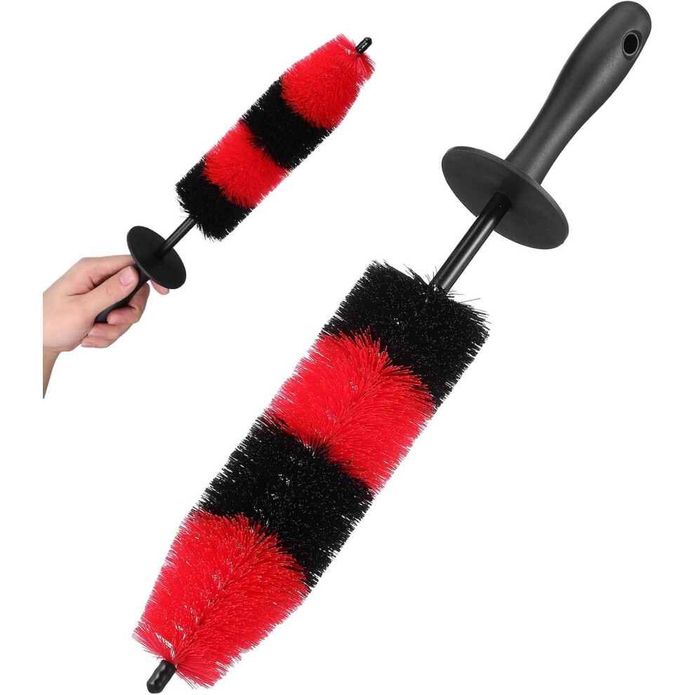 Car Wheel Cleaning Brush Hub Cleaning Brush Bendable Wheel Scrubber For Car Rim Detailing 5455468534690