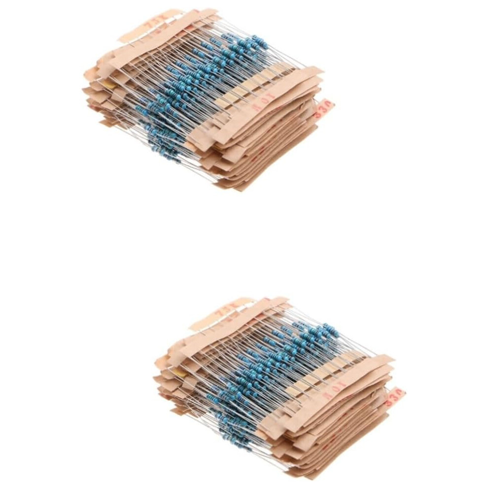 1120Pcs Metal Film Resistors Kit Assorted Values Watt For Electronics Projects And Diy Circuits 5455468463907