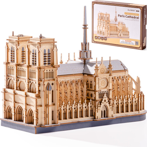 Rolife Paris Cathedral 3D Wooden Puzzle