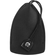 Estuche portátil de cuero sintético para llaves de coche, pequeño estuche para llaves, ideal para viajes y uso diario, para hombres y mujeres.