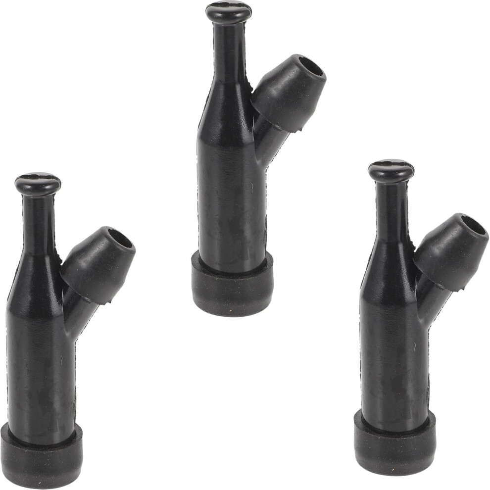 3Pcs Gasoline Generator Spark Plug Caps High Pressure Plastic Spark Plug Covers Compatible Black 5455468545290