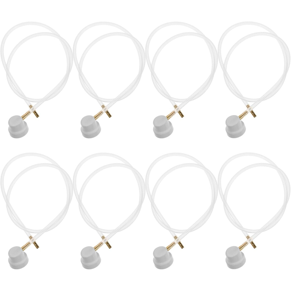 8Pcs Spray Can Handle Nozzle Extension Wand For Automotive Cleaning Flexible Extension White 5455468533648