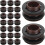 100Pcs Automotive Fastener Double Layer Removable Floor Mat Universal Carpet Retainers 1