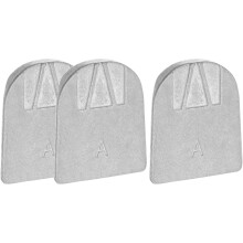 3-teiliges Set Aluminium-Rückspiegelhalterungen, Montagebasen, Ersatzteile, universeller Rückspiegelhalter