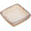 Moderno 4 polegadas quadrado charuto cinzeiro fácil limpeza vidro âmbar design elegante acessório de mesa de escritório 1