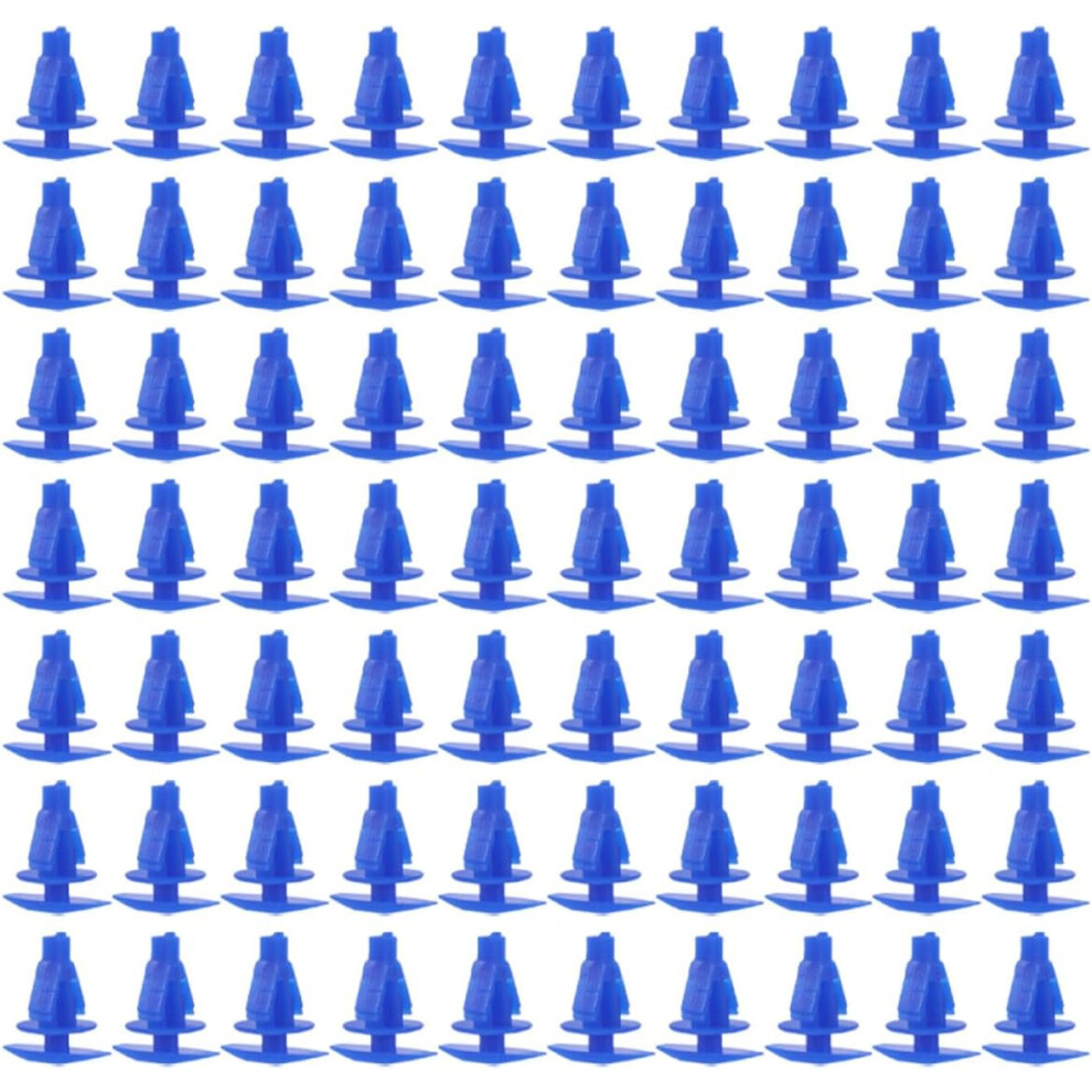 200Pcs Car Weatherstrip Fixing Clips And Retainer Fasteners Universal Plastic Seals Blue 5455468470509