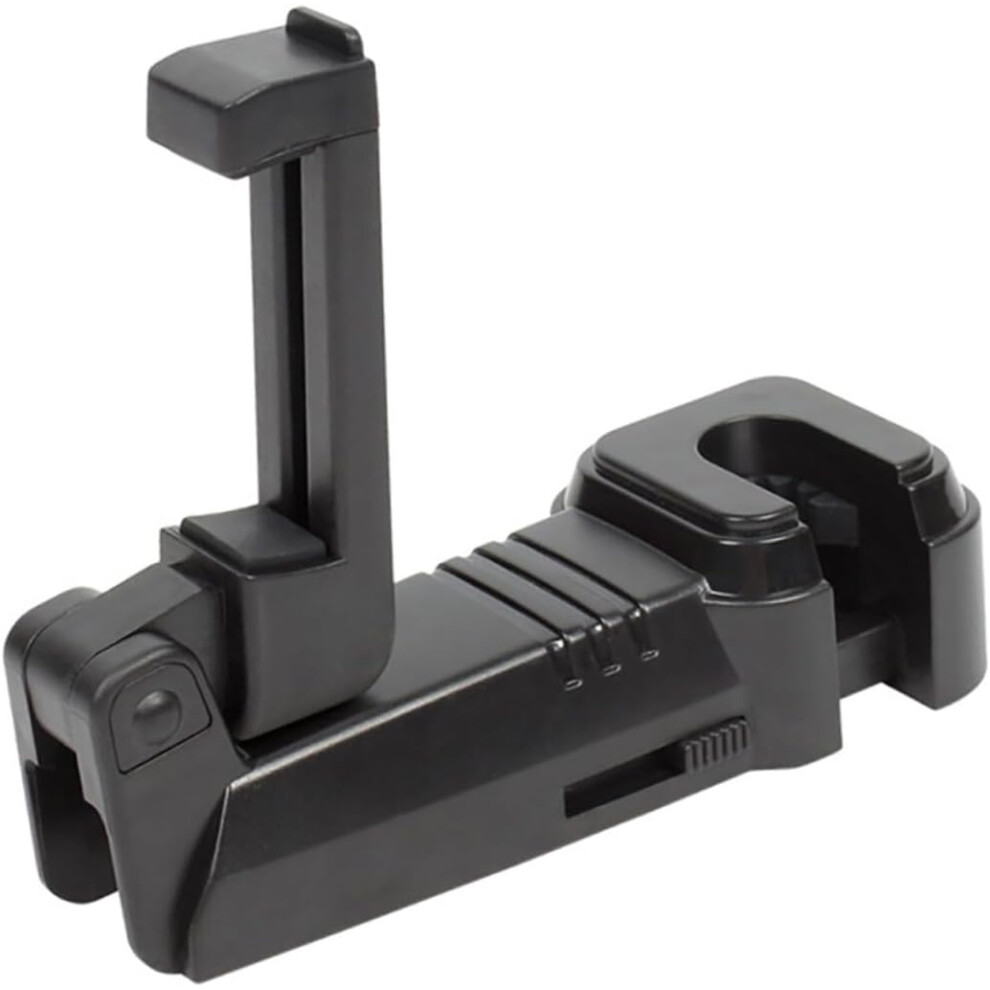 Universal Headrest Hook And Car Back Seat Phone Holder, Vehicle Headrest Hanger Black 5455468554674