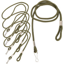 5-teiliges Set Schlüsselanhänger im Retro-Militärstil mit Seil und Vintage-Schlüsselband für Outdoor-Navigationssets