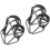 2pcs Seashell Drawer Handle Cast Iron White Decorative Cupboard Pull Creative Delicate Design 1