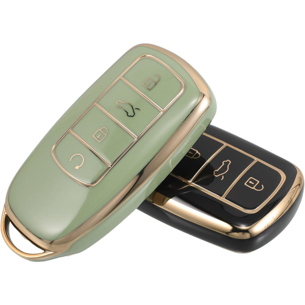Car Key Shell For Chery Little Ant Tpu Sturdy Shock Resistant Case With Precise Cut For Button Access 5455468442049