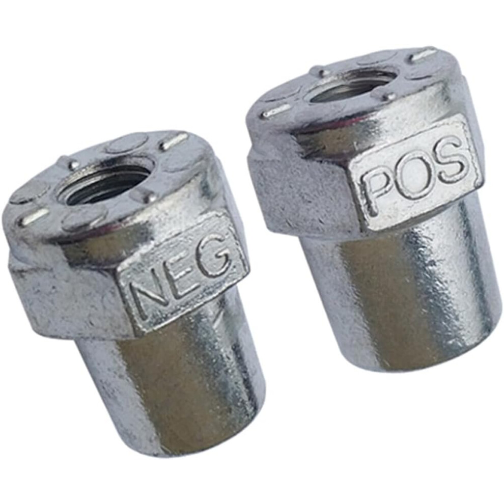Car Battery Adapter Metal Replacement Connector Auto Battery Pile Head Sturdy Reduce Current Transmission Loss Silver 5455468457098