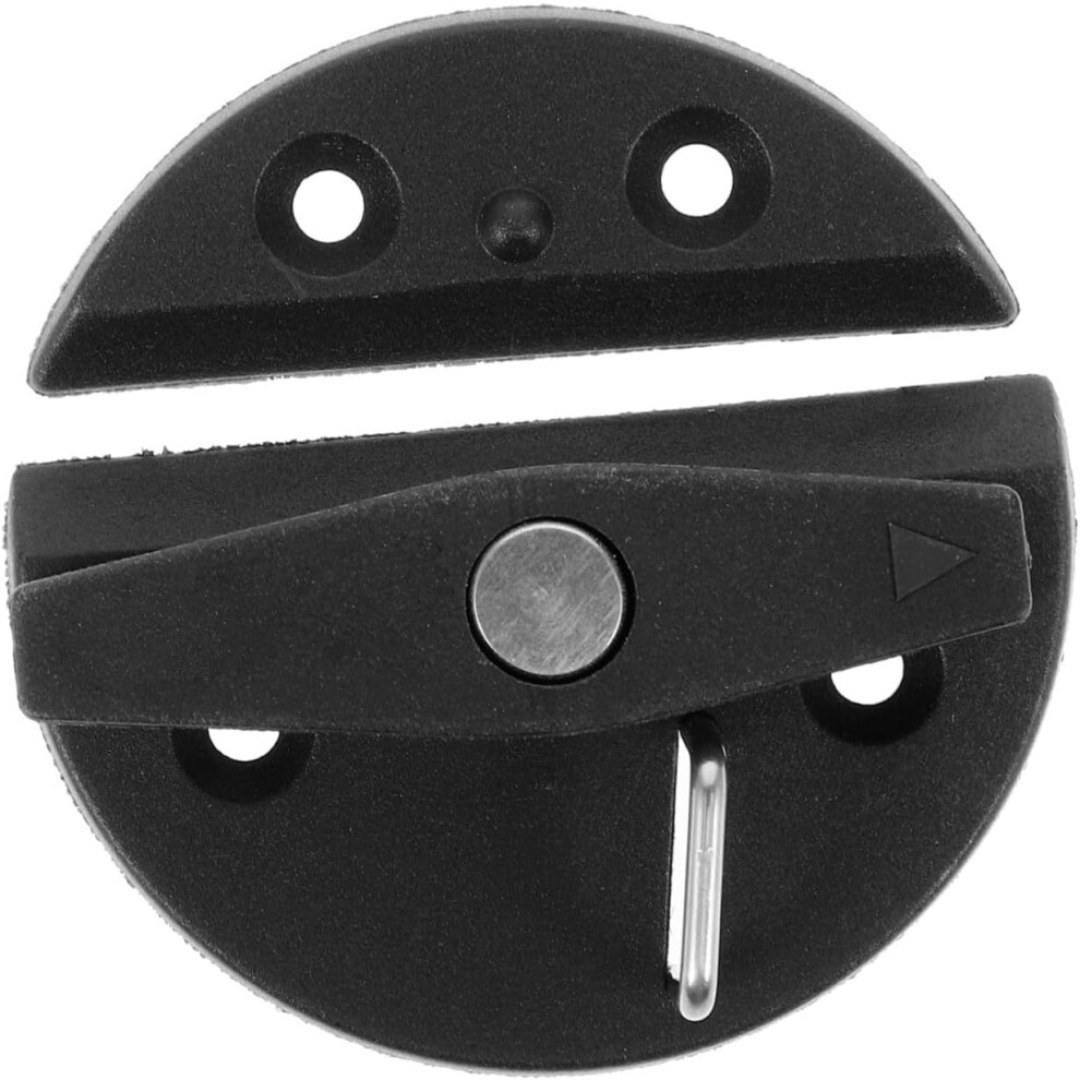 Nylon Boat Door Latch Rv Compartment Door Catch Camper Safety Lock Marine Round Buckle Black 5455468554544