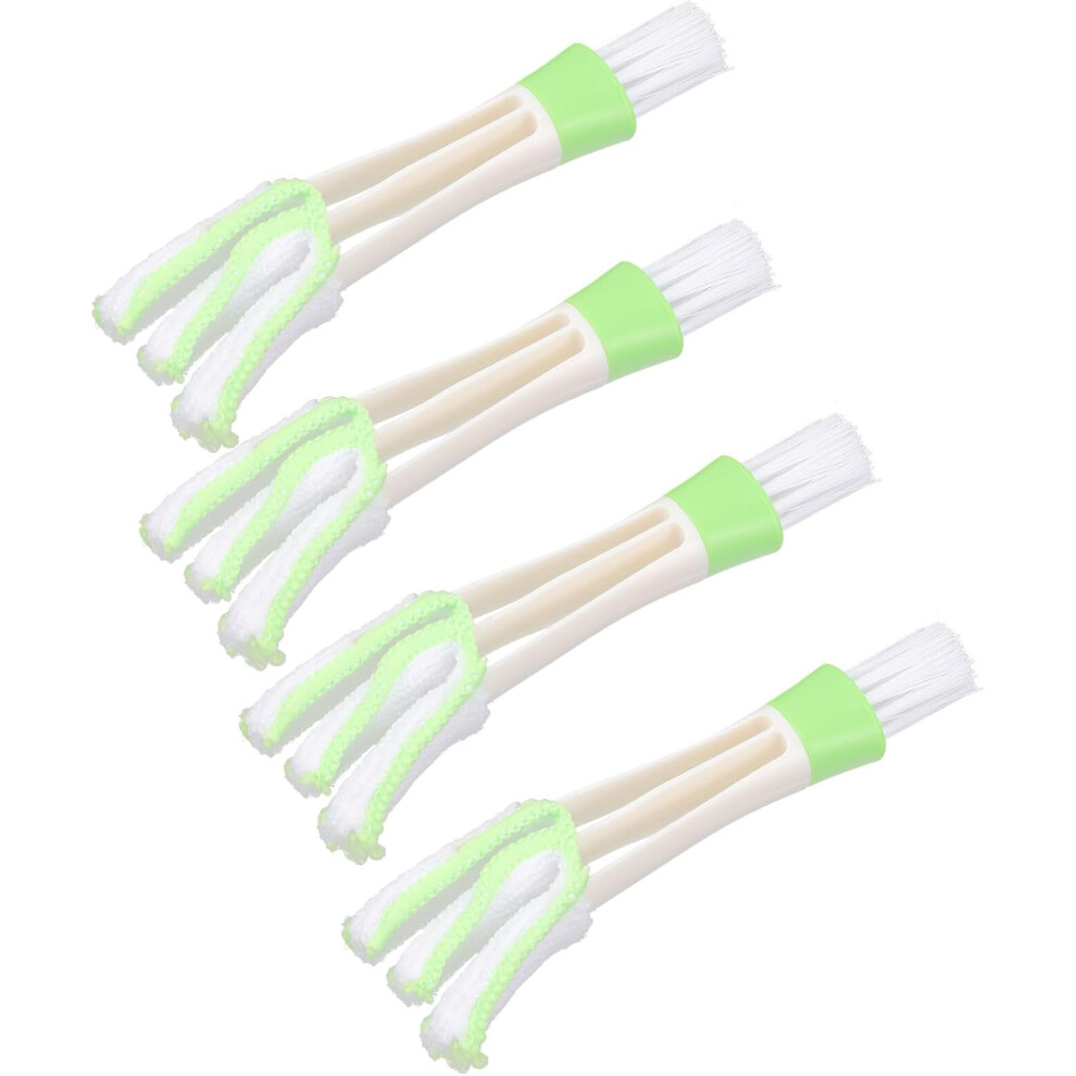 4Pcs Car Air Vent Cleaner Brush Set, Soft Bristle Automotive Dusting Tool 5455468454080