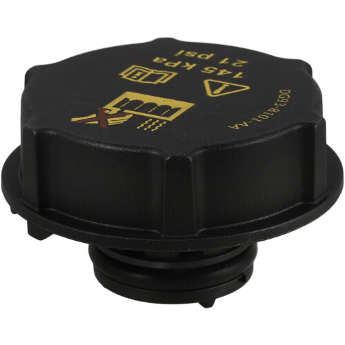 Radiator Coolant Reservoir Cap Abs Sturdy Simple Installation Black Replacement