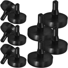 Set van 12 rempedaalstoppers en koppelingspedaalstoppers (zwarte schakelaarstoppers)
