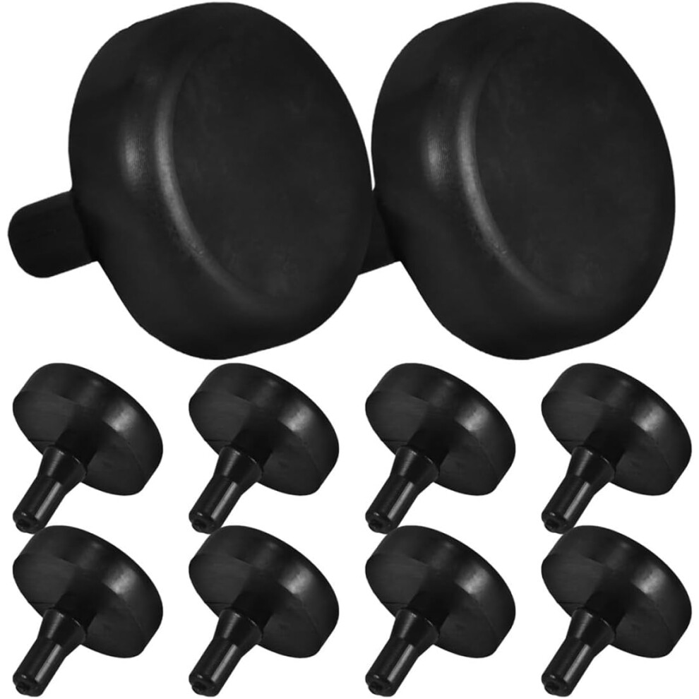 20Pcs Rubber Brake Pedal Stop Pads Brake Switch Stopper Clutch Pedal Pad Automotive Accessory Black/Light 5455468467660