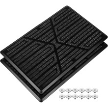 2pcs preto borracha carro pedal pedal almofadas anti-desgaste anti-deslizamento piso tapete patch kit