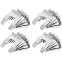 20pcs Brake Line Clips Metal U Shape Hose Brake Clamp for Truck Motorcycle Auto Retaining Locks for Vehicle Maintenance