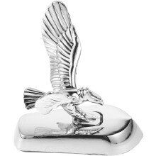 Auto-Logo Metalladler Kühlerfigur LKW Adler Motorhaubenaufkleber Abzeichen zur Motorhaubendekoration Emblem