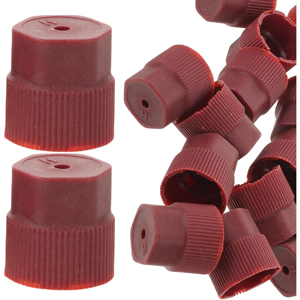 20Pcs Car Ac Valve Caps Plastic Dustproof Low Pressure Valve Stem Covers Automotive Air Conditioner 5455468544538