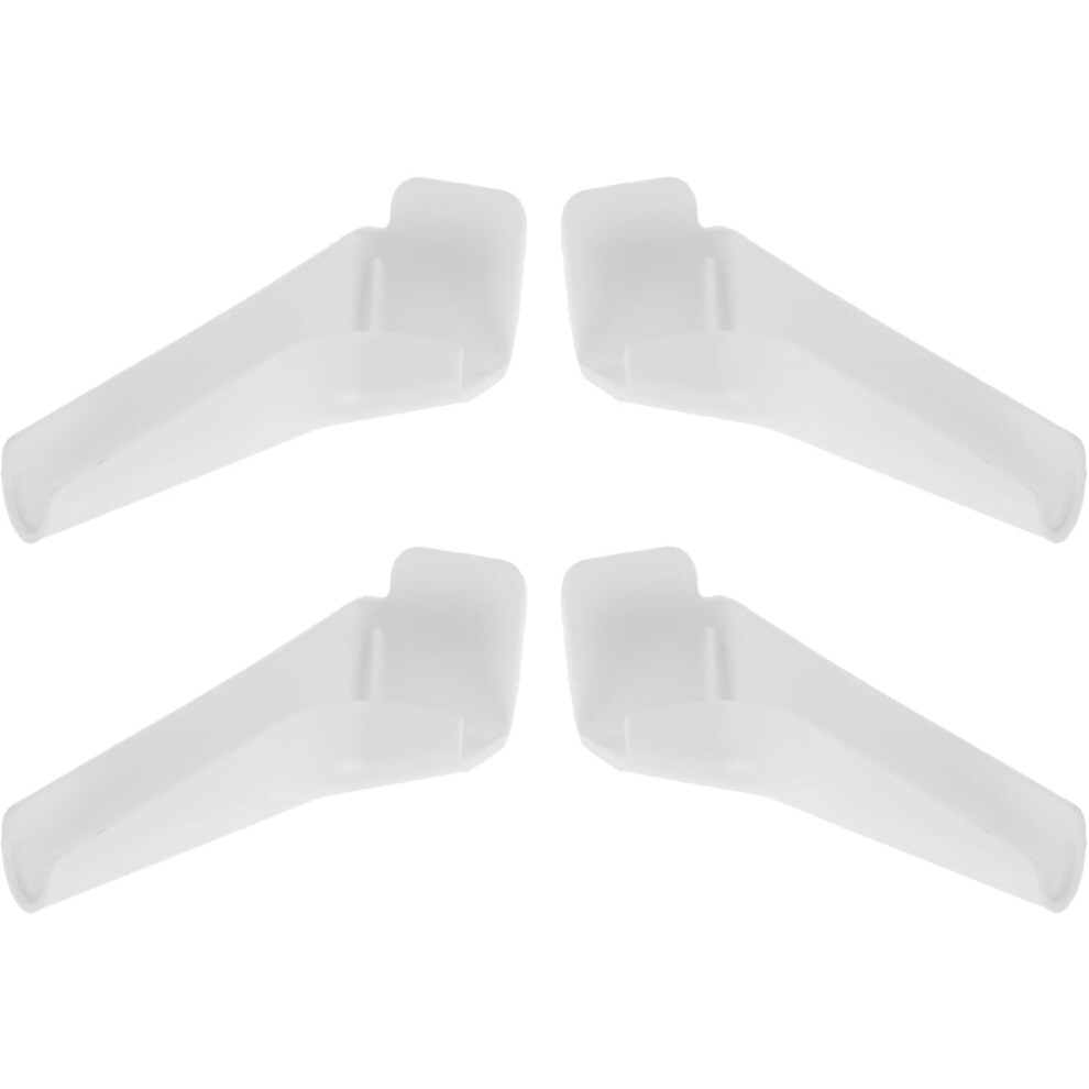 4Pcs Rv Gutter Spouts Roof Rainwater Drainage Gutters For Caravan Rv Accessory Set White 5455468473418