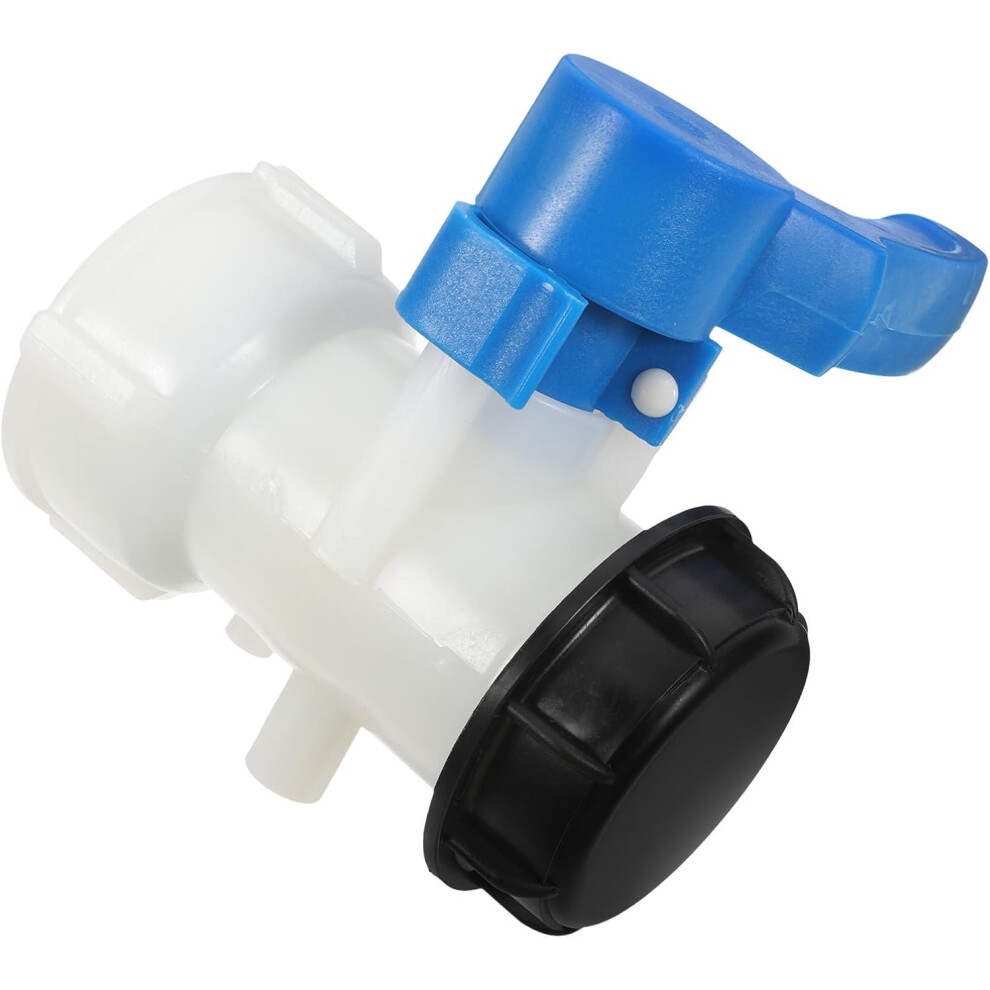 Ibc Tote Tank 1000L Butterfly Valve Adapter Dn40 Plastic Valve With 62Mm Interface Water Drain Replacement 5455468555398
