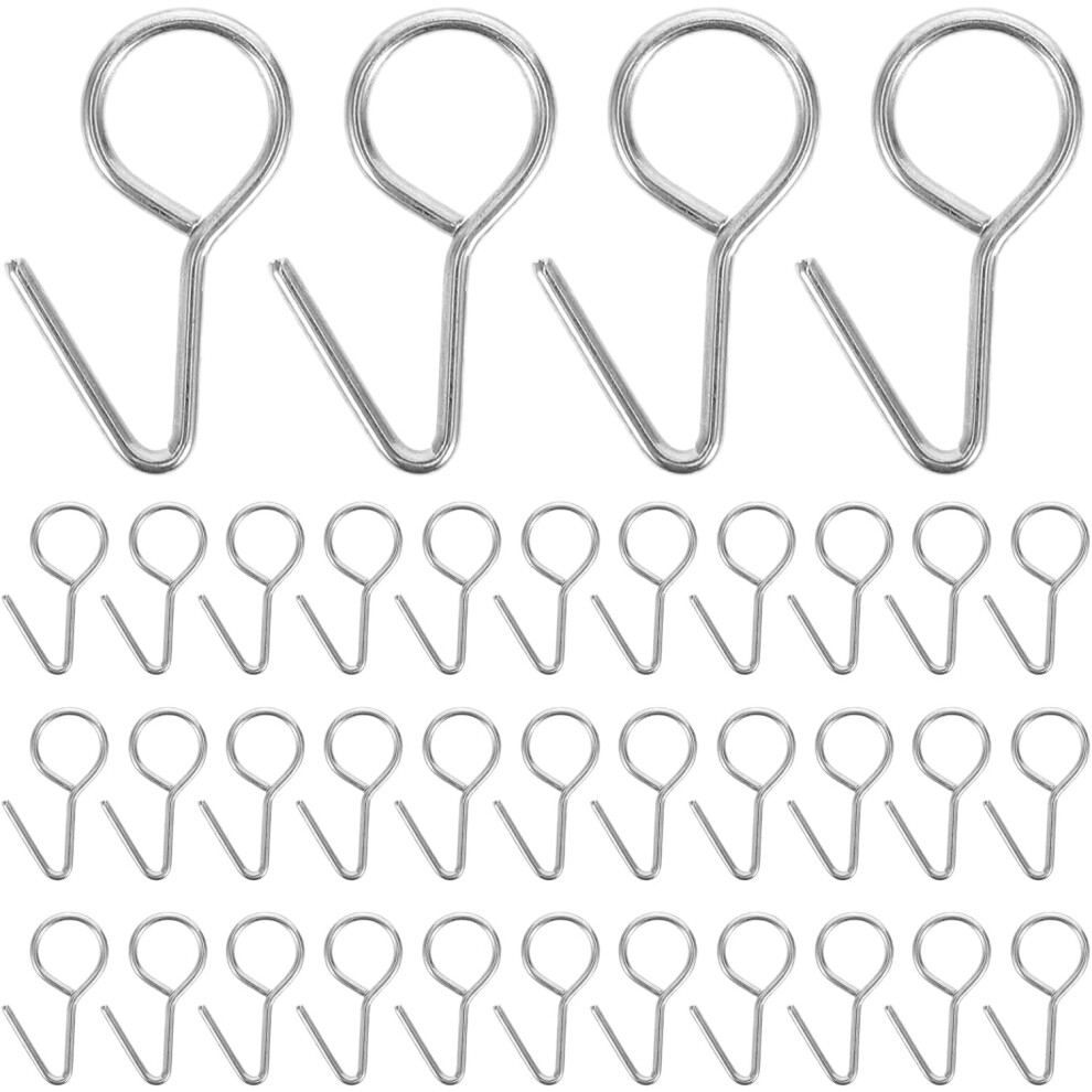 200Pcs Car Seat Cover Hooks Metal Seat Cushion Fasteners For Auto Vehicle Mat Pad For Hanging 5455468469510