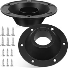 2-teiliges Wohnmobil-Tischfuß-Montageset mit Aluminium-Sockelflansch und Schrauben