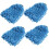 4er-Pack Autowaschhandschuhe, Mikrofaser, einseitig, Chenille, Autoreinigungshandschuhe 1