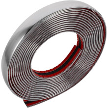 Autotür-Zierleiste aus Chrom, 20 mm x 5 m, selbstklebend, Kantenschutz für Autotüren, Fahrzeugdekoration