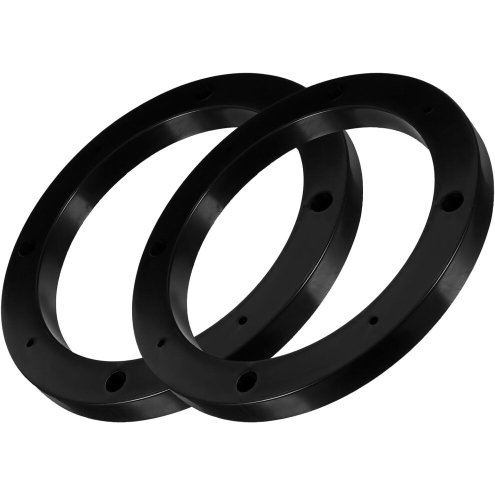 Car Speaker Spacer Ring 5 Inch Plastic Adapter Pair For Vehicle Audio Installation Car Accessory Speaker Mounting Spacer Black 5455468563355