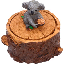 Scrumieră din rășină Koala, creativă, elegantă, pentru interior, suport pentru scrumieră, decorare pe desktop pentru birou și casă