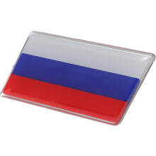 Russische Flagge Autoaufkleber Metall Kristall Emblem Wasserdichter Nationalflaggenaufkleber