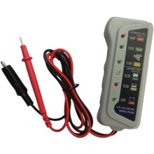 Tester de baterii de 12V cu afișaj LED, analizor de sistem de încărcare și monitor de baterie pentru automobile
